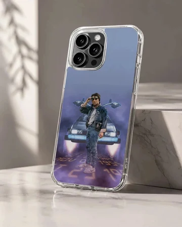 Nostalgic Back To The Future phone case design