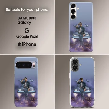 Nostalgic Back To The Future phone case design — Collage