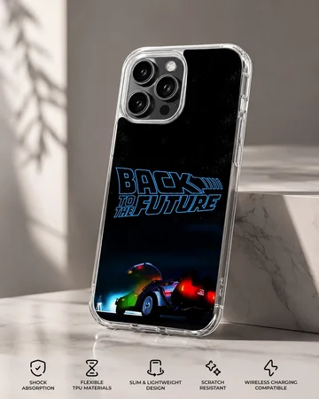 Back to the Future artwork on phone case — Specs