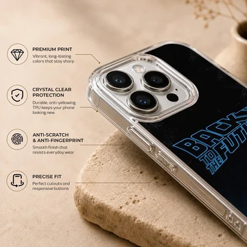 Back to the Future artwork on phone case — Info