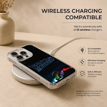 Back to the Future artwork on phone case — Charging