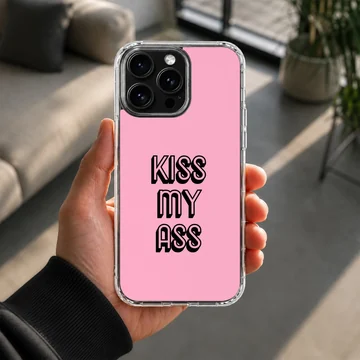 Bad Bitch phone case with bold typography design — Lifestyle