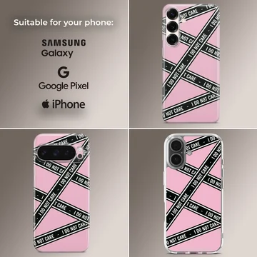 Bad Bitch phone case with bold typography design — Collage