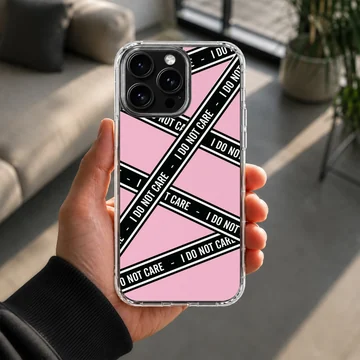 Bad Bitch phone case with bold typography design — Lifestyle