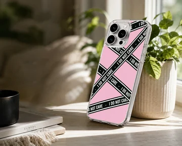 Bad Bitch phone case with bold typography design — Lifestyle