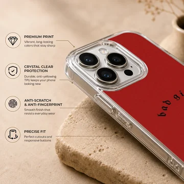 Bad Bitch design phone case with bold typography — Info