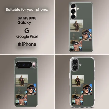 Bad Bunny iconic images phone case — Collage