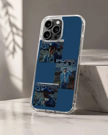 Bad Bunny phone case with urban vibe photographs