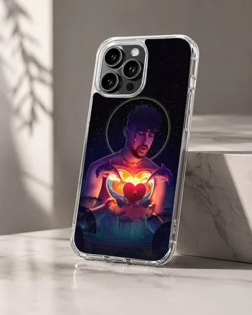 Bad Bunny inspired phone case with vibrant artwork — Hero