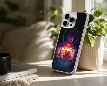 Bad Bunny inspired phone case with vibrant artwork — Lifestyle