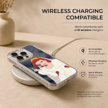 Bad Princess cartoon character with cheeky gesture on phone case — Charging