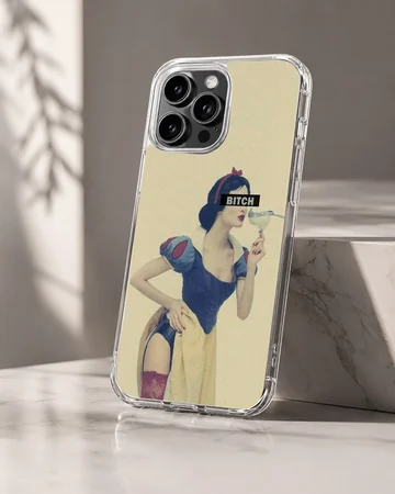 Bad Princess edgily illustrated on phone case with bold text. — Hero