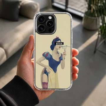 Bad Princess edgily illustrated on phone case with bold text. — Lifestyle