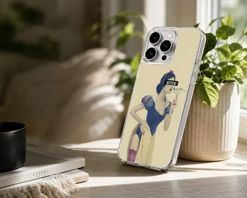 Bad Princess edgily illustrated on phone case with bold text. — Lifestyle