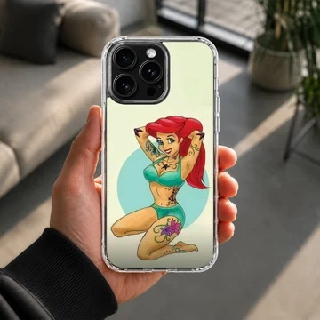 Playful Bad Princess digital illustration on phone case — Lifestyle