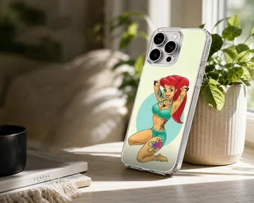Playful Bad Princess digital illustration on phone case — Lifestyle