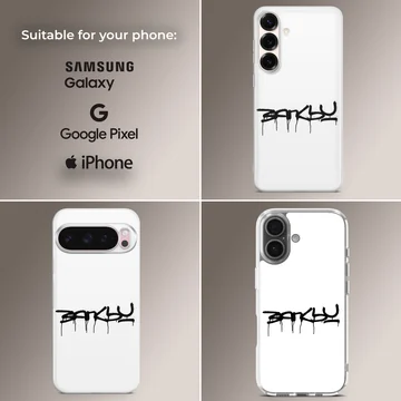 Edgy Bansky inspired graffiti design on phone case — Collage