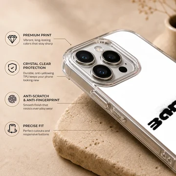 Bansky minimalist typography design phone case — Info