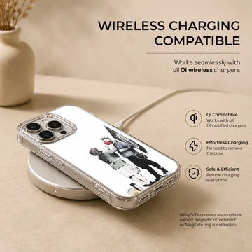 Bansky inspired street art on a phone case — Charging