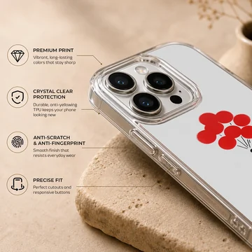 Bansky inspired artwork featuring a girl with balloons on a phone case — Info