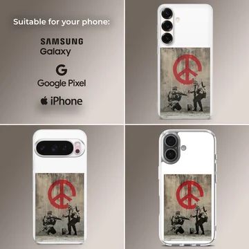 Bansky702 graffiti style artwork on phone case — Collage