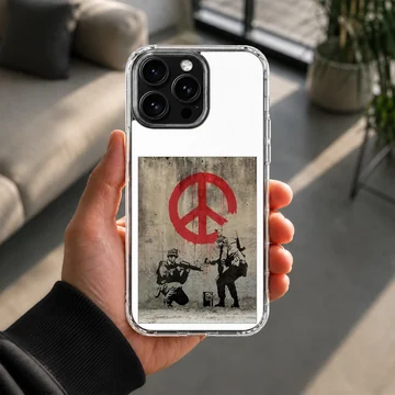 Bansky702 graffiti style artwork on phone case — Lifestyle