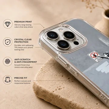 Bansky graffiti artwork on phone case, modern minimalist design — Info