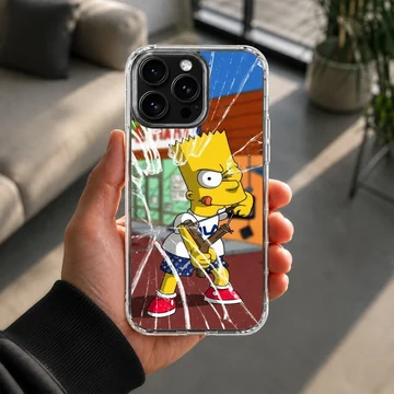 Bart Simpson in a cartoon design phone case — Lifestyle
