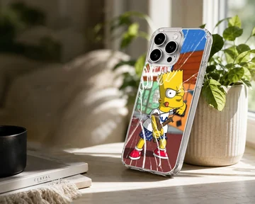 Bart Simpson in a cartoon design phone case — Lifestyle