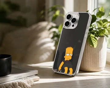Bart Simpson cartoon design on phone case — Lifestyle