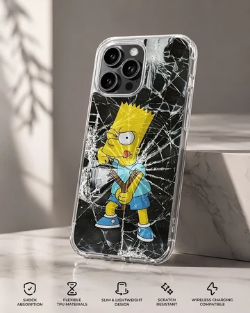 Bart Simpson cartoon design phone case — Specs