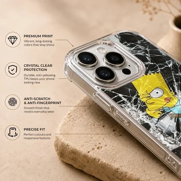 Bart Simpson cartoon design phone case — Info