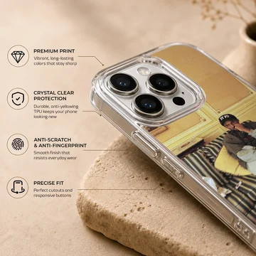 Basketball action scene depicted on phone case — Info