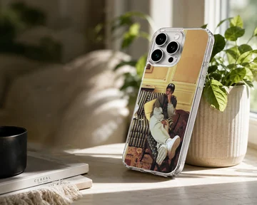 Basketball action scene depicted on phone case — Lifestyle