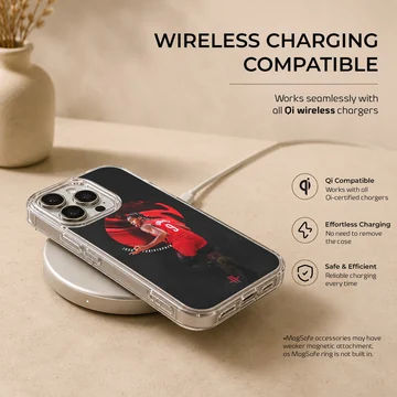 Dynamic basketball action design on a phone case — Charging