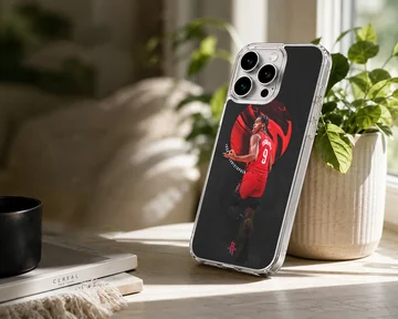 Dynamic basketball action design on a phone case — Lifestyle