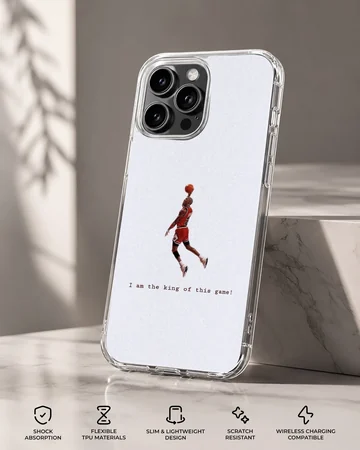 Basketball player slam dunk design on phone case — Specs