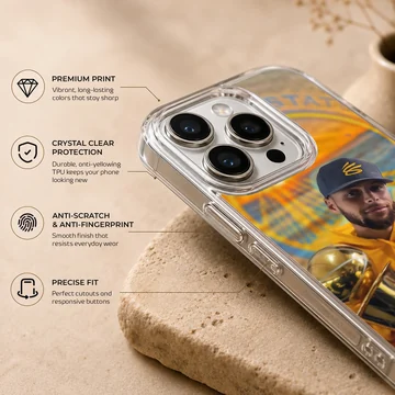 Dynamic basketball champion design on phone case — Info