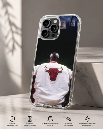 Iconic silhouette basketball design on phone case — Specs