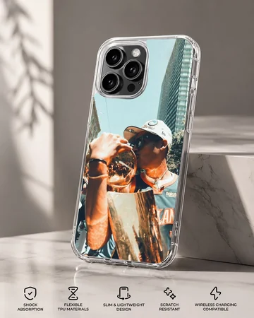 Dynamic basketball action captured on a phone case. — Specs