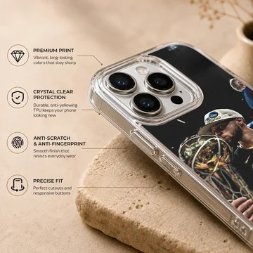 Basketball champion holding trophies design on phone case — Info