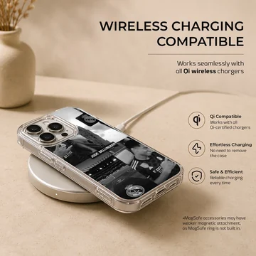 Photographic design featuring Bellingham with stadium and crest on phone case. — Charging