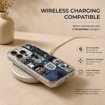 Bellingham football tribute design on phone case — Charging