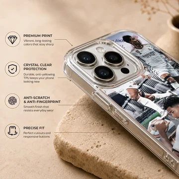 Bellingham football collage artwork on phone case — Info