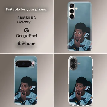 Bellingham inspired football fan image on phone case — Collage