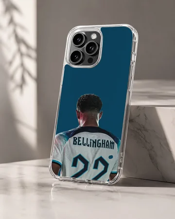 Bellingham football player with jersey phone case — Hero