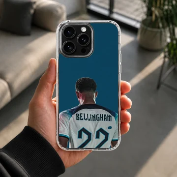 Bellingham football player with jersey phone case — Lifestyle