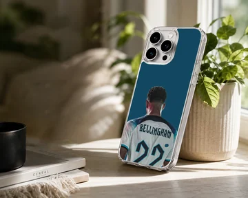 Bellingham football player with jersey phone case — Lifestyle
