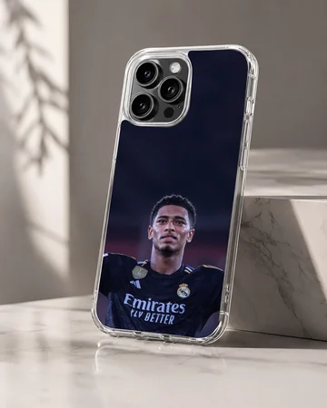 Dynamic photo of football player on phone case. — Hero