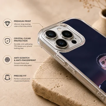 Dynamic photo of football player on phone case. — Info